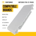 thumbnail image 2 of Paquete de 2 deflectores de tambor PartsBroz WP33001755 para secadora Whirlpool, 2 of 7