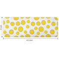 thumbnail image 7 of Yellow Lemon Fruit Slices White Pattern Kitchen Rug Mat,Kitchen Runner Rugs Non Skid Washable,Decorative Kitchen Floor Mats for Kitchen,Sink,Laundry,17"x47.2", 7 of 7