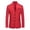 Red, variant on Herrnalise Men's Suit One Button Suit Formal Dress Performance Suit Fitted Long Sleeved Lapel Suit Blazer Navy