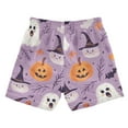 thumbnail image 7 of FORMRS Boys Swim Trunks Quick Dry Mesh Liner Boardshorts Sizes XS-XL, Purple Cute Halloween, 7 of 7