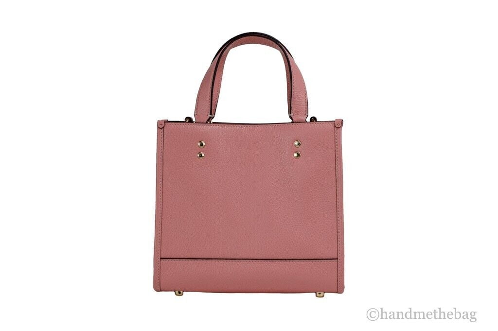 Coach+Tatum+Carryall+Khaki+Signature+Canvas+Confetti+Pink+Leather+Handbag+Nwt428  for sale online