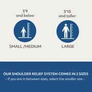 MedCline Shoulder Relief System, size Large for Heights 5’10+