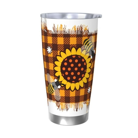 

Coaee Sunflower Gnomes and Bees for 20oz Insulated Kettle Water Bottle For Running Hiking Cycling Climbing Men S Woman Insulated Water Bottle-Without Straw