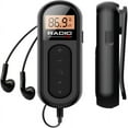 thumbnail image 1 of DEELLEEO Radio FM Personnelle Portable de Poche, Transistor Rechargeable, Radio Baladeur avec Meilleure Réception, Longue Autonomie, Écouteurs Stéréo, Clip de Ceinture pour la Randonnée, la Marche, le Jogging, 1 of 7