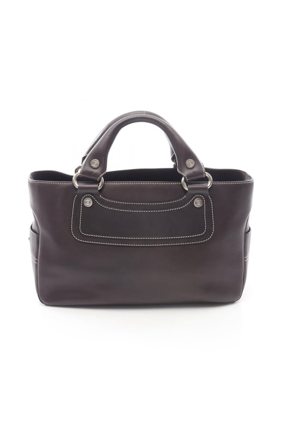 Pre-Owned Celine Boogie Bag, Leather Handbag, Women's, Brown