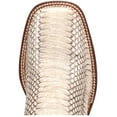 thumbnail image 6 of Dan Post Men's Exotic Snake Western Boot Broad Square Toe Natural 9.5 EE  US, 6 of 7