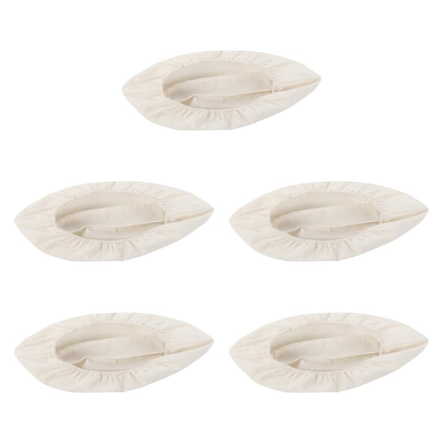 Paquete de 5 revestimientos multiusos para cestas, útiles para hornear masa y accesorios de repostería. Ovalado de 1 pulgadas