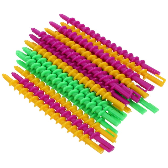 40pcs Spiral Perm Rods Spiral Perm Rods Spiral Rods Curl Rods Curling Rod Perm Rods Spiral Curlers Perm Rollers Spiral Curl Rods