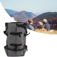 thumbnail image 4 of Mochila Transportadora De Mascotas, Mochilas De Viaje Portátiles Multiusos Para Perros, Ligeras Para Acampar Y Hacer Senderismo ZAQW Gris L, 4 of 8