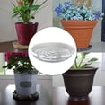 thumbnail image 6 of 5 Pack Clear Plastic Plant Saucer Drip Trays for Indoors Outdoors, 10 in Plastic Flower Plant Pot Saucer, 6 of 6