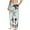 White, variant on Cute Pug Dogs Mens Soft Woven Cotton Elastic Waistband Sleep Pajama Pant Lounge Sleep Pant With Pockets And Drawstring-