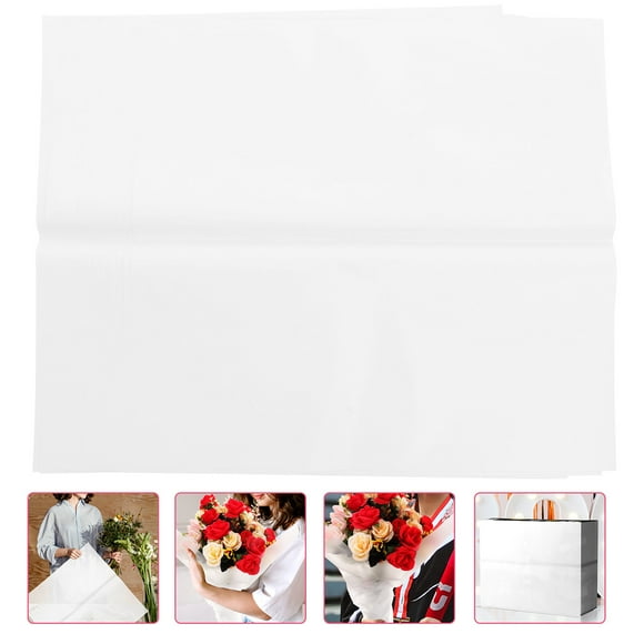 OUNONA Wrapper for Party 20 Sheets of Pearlescent Film Wrapping Paper