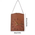 thumbnail image 5 of Bolso de Hombro Único Reloj de Pared Marrón Silencioso Reloj con Forma de Bolso para Decoración de Habitación de Niña Accesorios D, 5 of 5