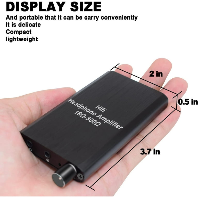 A010 Portable Headphone Amplifier, 3.5mm Audio, Rechargeable A010 Portable Headphone Amplifier, 3.5mm Audio, Rechargeable