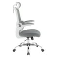 thumbnail image 5 of Gray Mesh Back in Gray Fabric Seat with Flip Arms and 2D Headrest, 5 of 10