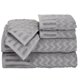 thumbnail image 1 of Juego De Toallas De 6 Piezas - Elementos Esenciales De Baño 100% Algodón De 625 G/M² Con 2 Toallas De Baño, 2 Toallas De Mano Y 2 Paños De Lavado - Toallas Absorbentes Para Baño, Ducha, Gimnasio, Spa, 1 of 1