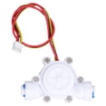 thumbnail image 1 of Sensor de flujo de agua Dispensador de agua Caudalímetro Interfaz dentada Sensor Hall Cable 3P DC3.5‑24V, 1 of 9