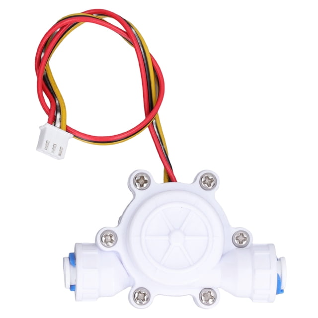 Sensor de flujo de agua Dispensador de agua Caudalímetro Interfaz dentada Sensor Hall Cable 3P DC3.5‑24V