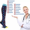 thumbnail image 5 of Calcetines de compresión para hombres y mujeres, para correr, deportes, medias de compresión antifatiga, soporte para piernas, alivio del dolor, calcetines para venas varicosas, 5 of 5