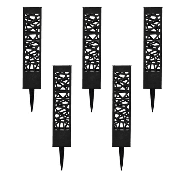 Tommy Bahama Square Solar Bollard Lights, 20 Lumen, 5-pack