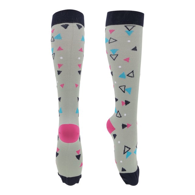 Calcetines de ciclismo Unique Bargains transpirables, absorbentes de sudor, anti-fricción, calcetines para bicicleta al aire libre en negro, rojo y gris, tamaño L, neutros y universales, 1 par