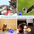 thumbnail image 5 of BESTSKY Light Up Cat Balls, Led Motion Activated Cat Ball Interactive Toys Exercise Ball for Kitten Dog, 5 of 7