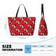 thumbnail image 4 of Easygdp Bulldog Red Bolsa de Viaje de Playa de Gran Capacidad, Bolsa Tote Perfecta para la Playa, Escapadas de Fin de Semana y Viajes, 4 of 7