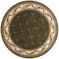 thumbnail image 2 of HomeRoots 352962 7 Pi 7 Po Tapis Vert Rond en Polypropylène, 2 of 2