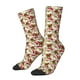 thumbnail image 1 of Balery Christmas Hat bear Calcetas Largas con Estampado para Hombre y Mujer – Suaves y Transpirables, Talla Única (US 5-11), 1 of 6