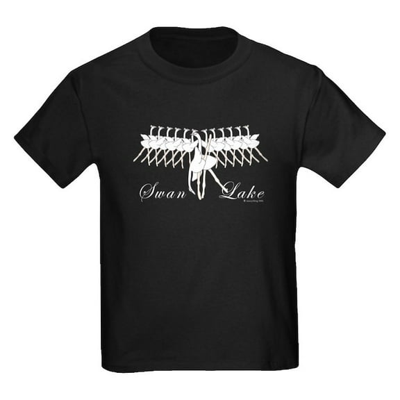 CafePress - Ballet Swan Lake Kids Dark T Shirt - Dark T-Shirt Kids XS-XL