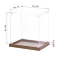 thumbnail image 2 of Acrylic Display Case, 8''x6''x8'' Clear Display Box Assemble Dustproof Storage for Collectibles Action Figures, 2 of 6