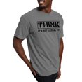 thumbnail image 4 of CafePress - Think: It's Not Illegal T Shirt - Mens Comfort Colors Shirt, 4 of 5