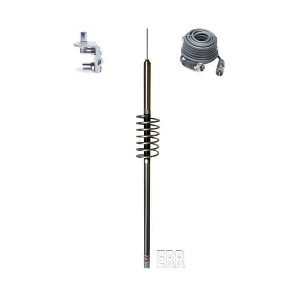 PREDATOR 10K K-1-17 CB, HAM ANTENNA 18FT RG8X COAX,RV1 BRACKET AND STUD