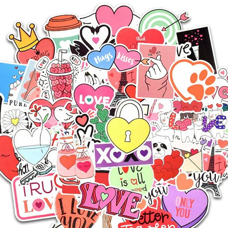 10/50Pcs Love Youself Sticker for Phone Car Label Decorative Stationery  Stickers Scrapbooking DIY Diary Album Self Love Stickers