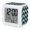 Teal, Black, Gray, variant on Abstract Pink Digital Alarm Clock for Bedrooms,Smart LED Alarm Clock with 7 Color Changing Night Light,Geometric Zigzag Waves Bohemian Stripes Silent Wake Up Clocks for Sleep Study Cooking 3.2"x3.2"