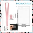 thumbnail image 5 of Lanyard with Badge ID Holder 3Pcs Pink Lanyards for Neck with Card Holder Neck Strap Lanyard for Women & Men, 5 of 7