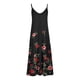 thumbnail image 4 of Vestido largo de playa ajustado con estampado de rayas sin mangas con cuello en V y cintura media a la moda para mujer Pompotops  ghjkhdj9235, 4 of 5