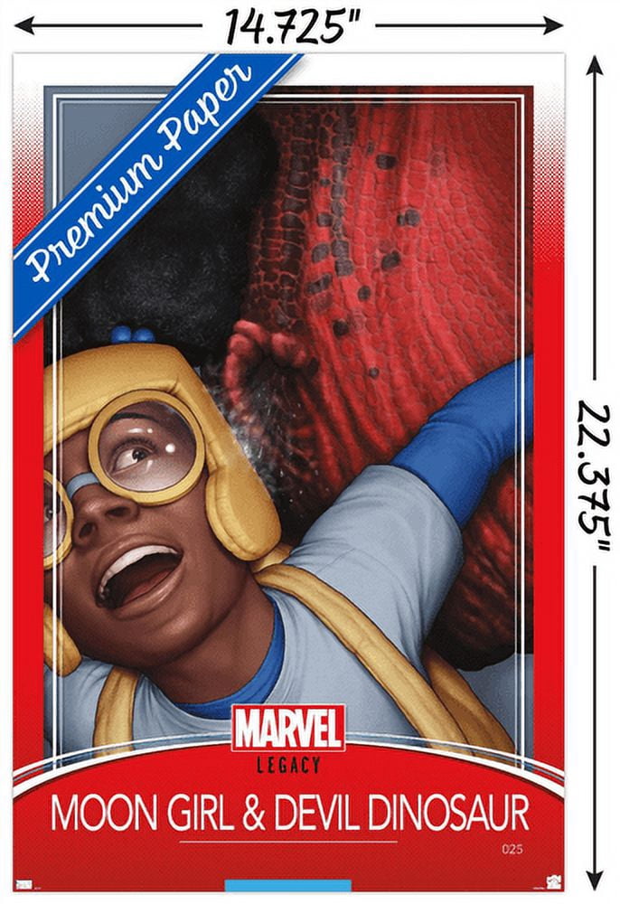 Marvel Moon Girl & Devil Dinosaur - Legacy Wall Poster, 14.725" x 22.375"