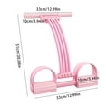thumbnail image 2 of YWIYIUD 1PC Multifunction and Portable Tension Rope 8 Tube Elastic Exercise Bands with Handle and Pedal NonSlip FullBody Stretching Strap for Abdomen Waist Arm and Leg, 2 of 4