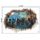 thumbnail image 2 of 2025 Papel tapiz con pintura decorativa 3D de Harry Potter, pegatinas de pared para dormitorio, sala de estar, barra autoadhesiva extraíble, regalo de fiesta, 2 of 5