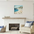thumbnail image 3 of Stupell Industries Summer Beach People Landscape Painting Gallery Wrapped Canvas Art Print Wall Art, 24 x 24, 3 of 8