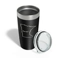 thumbnail image 4 of Minnesota Tumbler Home State Travel Mug Insulated Laser Engraved Map Coffee Cup 20 oz Black, 4 of 5