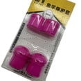 thumbnail image 2 of Funda protectora de silicona para caña de pescar con tapa para extremo de caña de pescar (rosa), 2 of 4