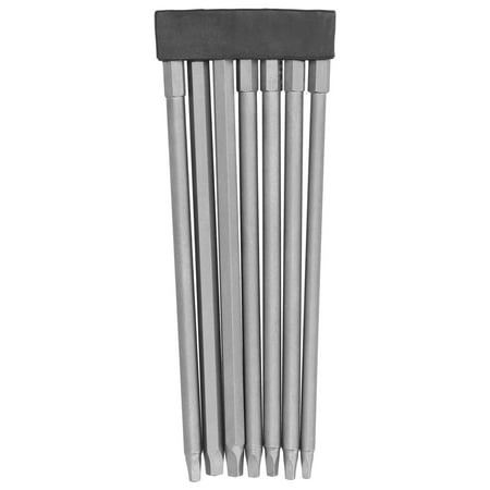 

7Pcs Screwdriver Bit Square Electric Chrome Vanadium Steel Hex Handle 150mm 1Pc Cover