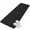 Black, variant on Front Door Mat 15.7"x23.6", Solid Black Non Slip Backing & Low Profile Doormats, Absorbent Muddy Dirt Trapper Door Mats for Front Back Door Entryway Retro Minimalism Abstract Denim Texture