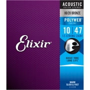 Elixir 11150-U PolyWeb 80-20 Bronze 12-String Light Acoustic Guitar Strings Set