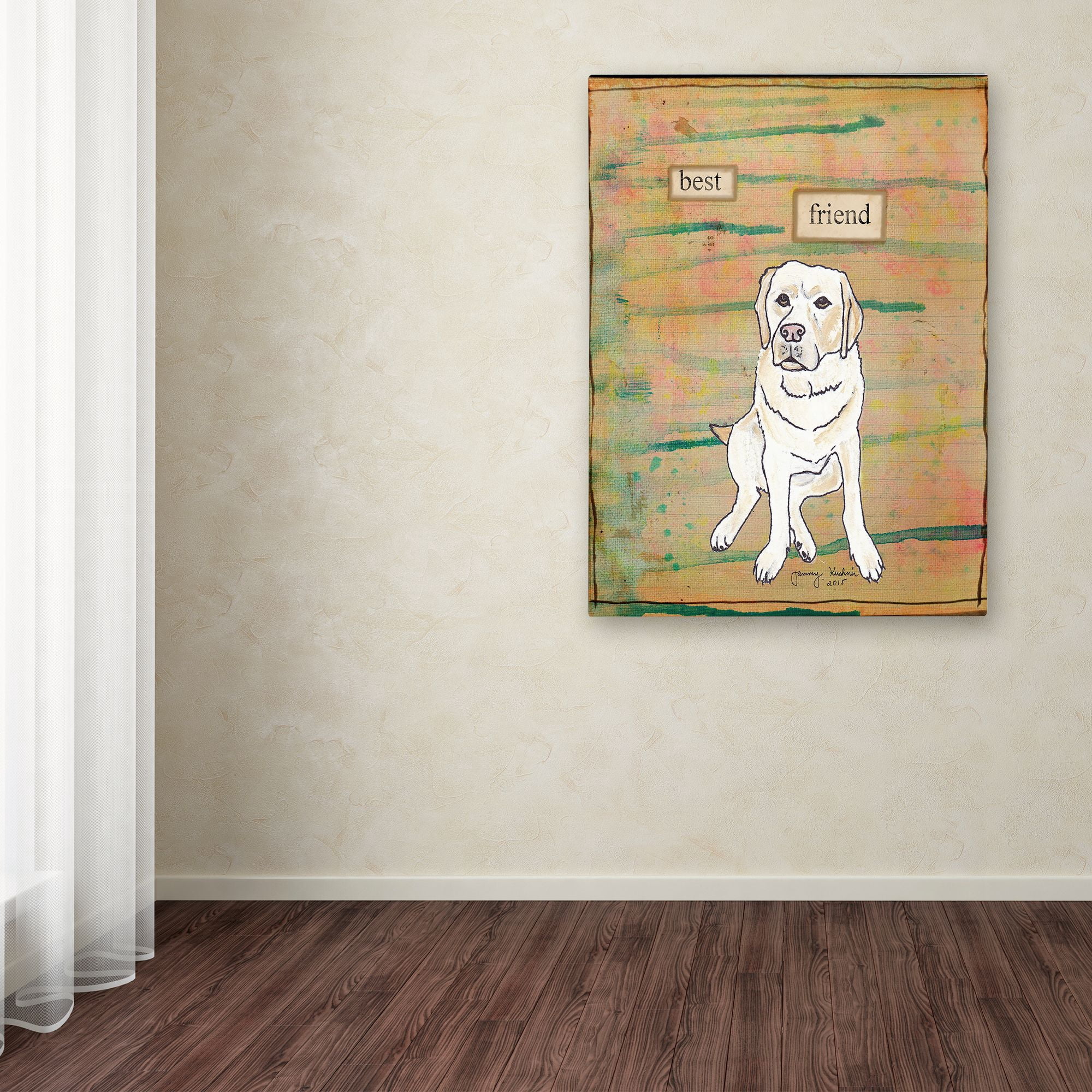 Trademark Fine Art 'Best Friend 2' Canvas Art by Tammy Kushnir