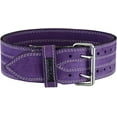 thumbnail image 5 of MRX Weight Lifting Leather Belt Training Fitness Back Support Purple XXL, 5 of 5