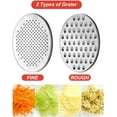 thumbnail image 3 of RUseeN Cheese Grater Lemon with Food Storage Container & Lid Grinder Grater for kitchen, Perfect For Hard Parmesan, Ginger, Vegetables, Butter (Red), 3 of 7