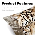 thumbnail image 2 of Leopard Stylish Velvet Throw Pillow Covers Set of 2 with Unique Patterns for Bed Pillow - 16x16, 18x18, 20x20 Inches for Various Occasions, 2 of 6